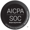 Circular digital badge displaying AICPA advisory service credentials